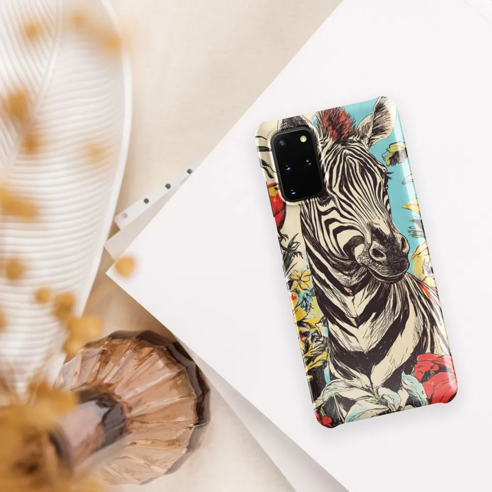 Zebra in Tropical Reverie
