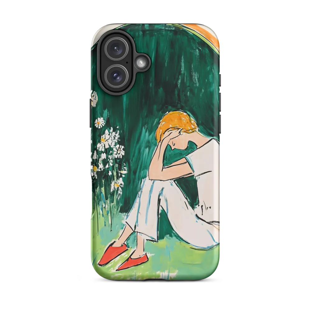 Silent Sorrow | Phone Case |  16 Plus | Tough Case | Matte