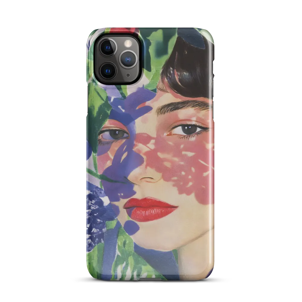 Whispers of Nature: A Floral Portrait | Phone Case |  11 Pro Max | Snap Case | Glossy