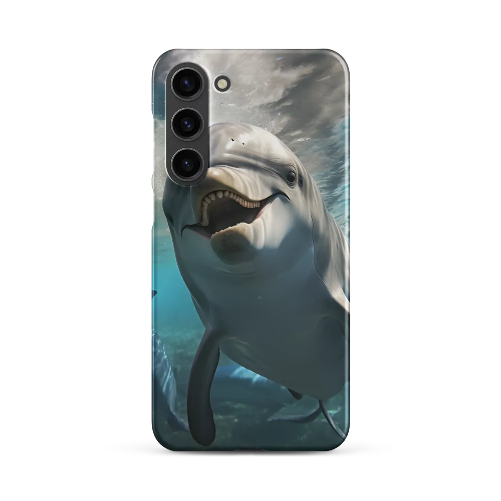 Beneath the Waves: A Dolphin's Dance