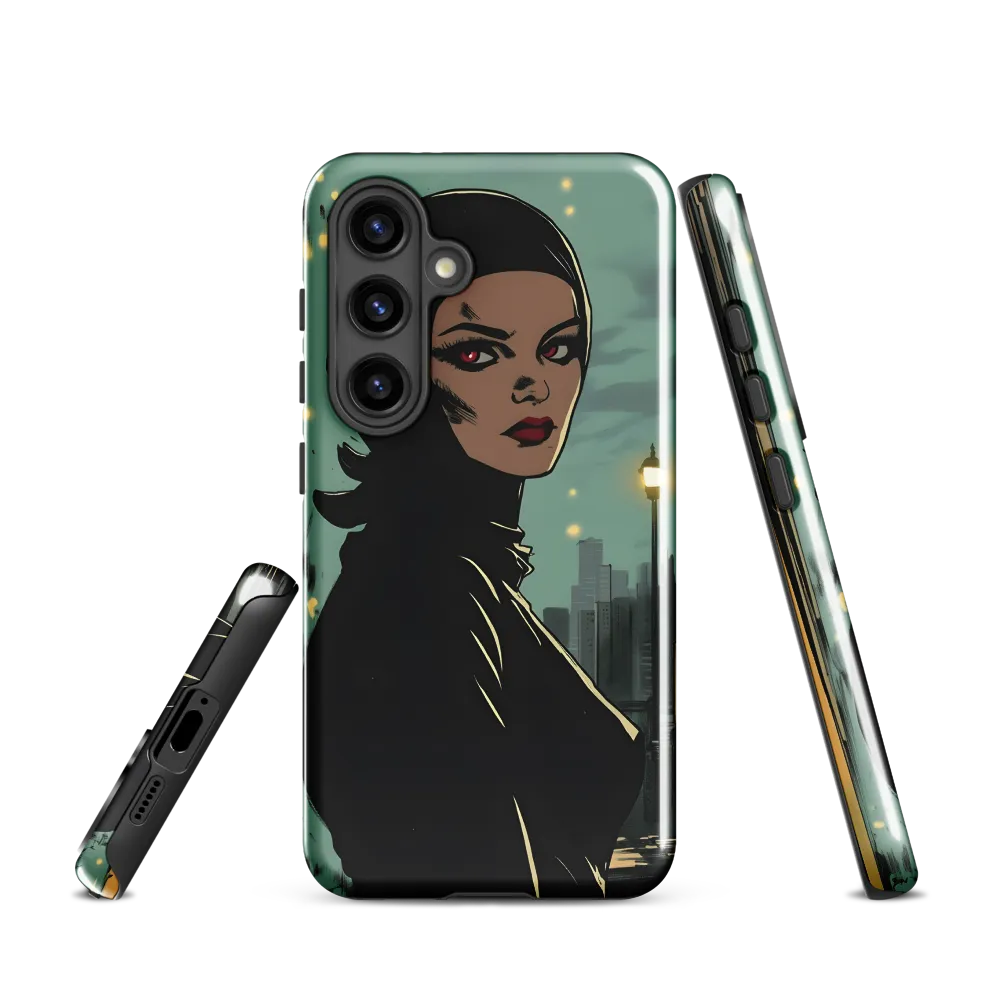Shadows of Intrigue | Phone Case |  S24 | Tough Case | Glossy