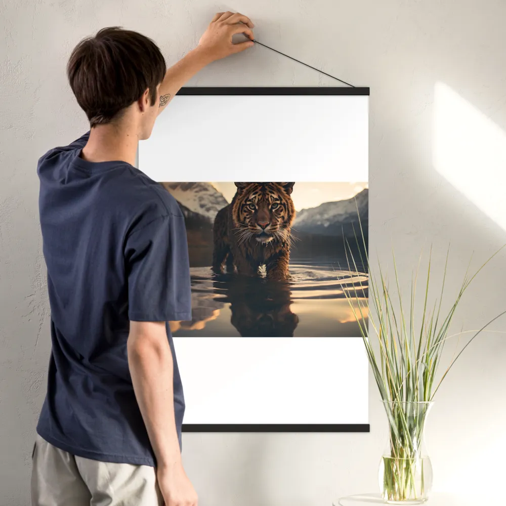 Majestic Reflection: The Tiger's Domain