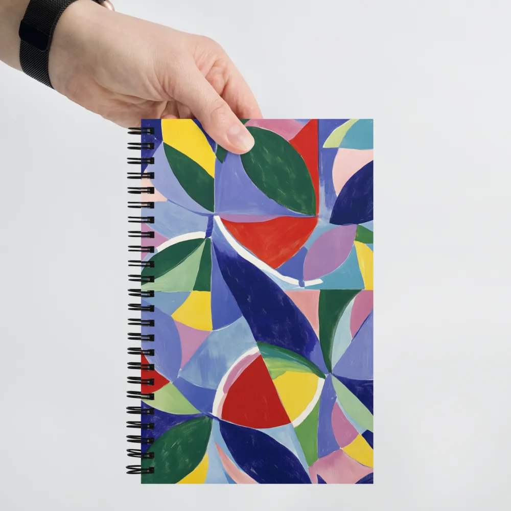 Rhythms of Color and Form | Spiral Notebook