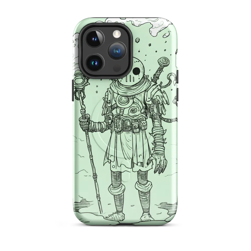 The Enigmatic Wanderer | Phone Case |  14 Pro Max | MagSafe® Tough Case | Glossy