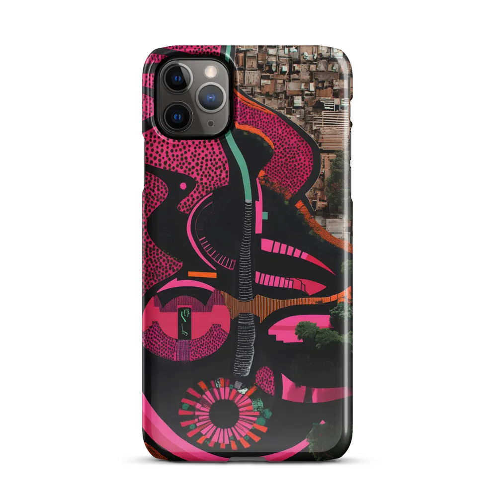 Urban Symphony in Pink | Phone Case |  11 Pro Max | Snap Case | Glossy