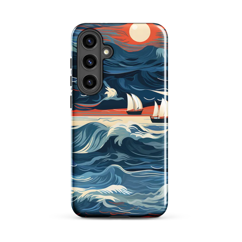 Ocean Whispers: A Voyage at Dusk