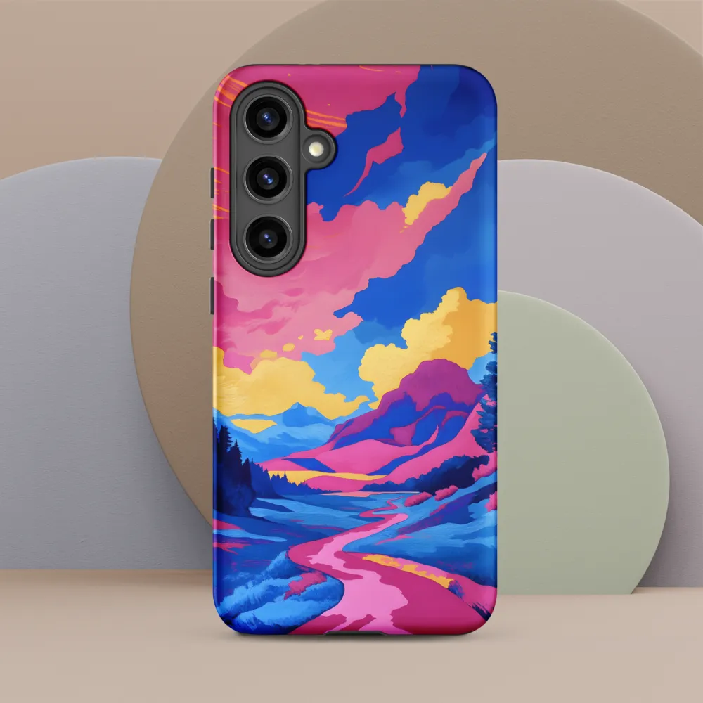 Dreamscape: The Serene River | Phone Case |  S24 Plus | Tough Case | Matte