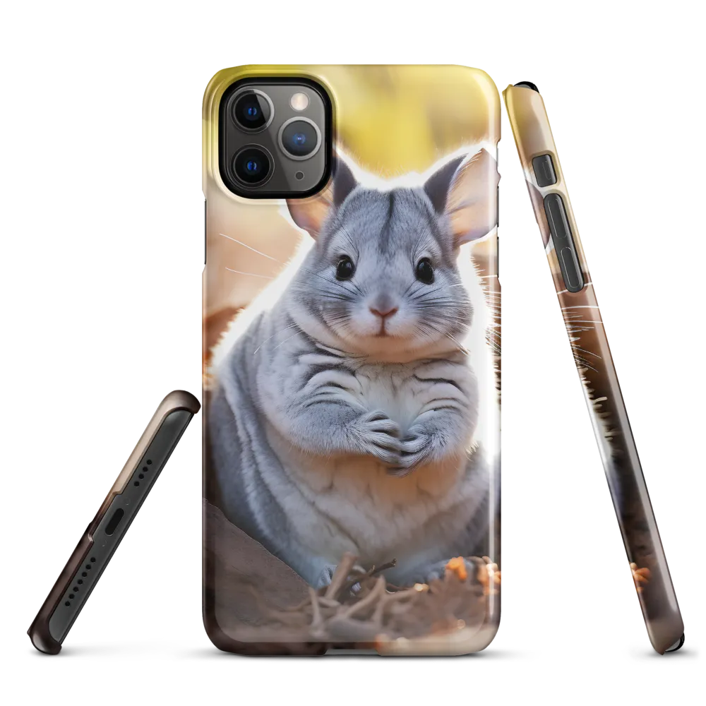 Gentle Whispers of Nature: The Chinchilla | Phone Case |  11 Pro Max | Snap Case | Glossy