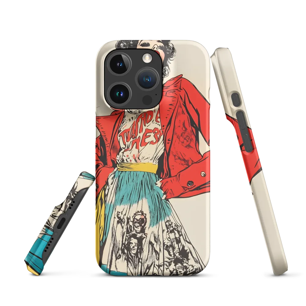 Vibrant Elegance: A Pop Art Fashion Statement