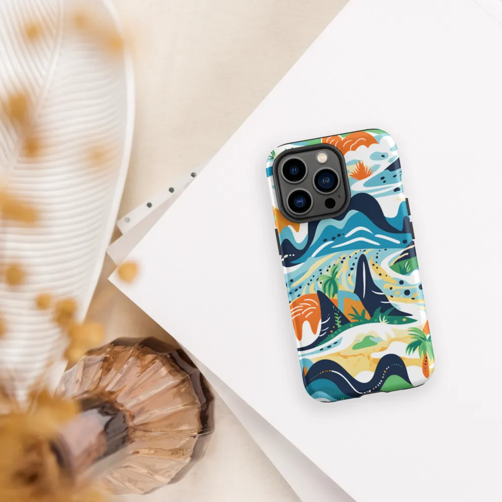 Abstract Tropical Landscape