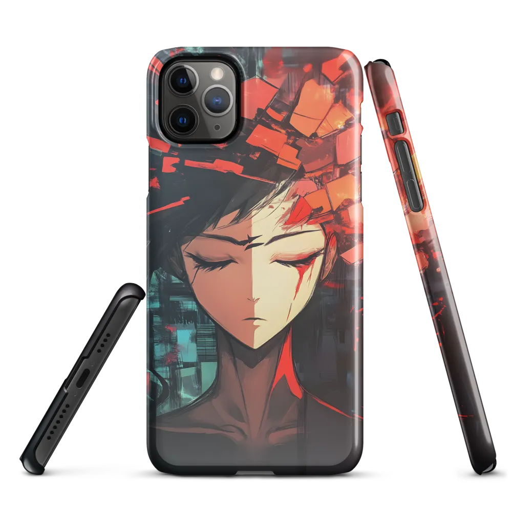 Fragmented Mind: The Silent Struggle | Phone Case |  11 Pro Max | Snap Case | Glossy