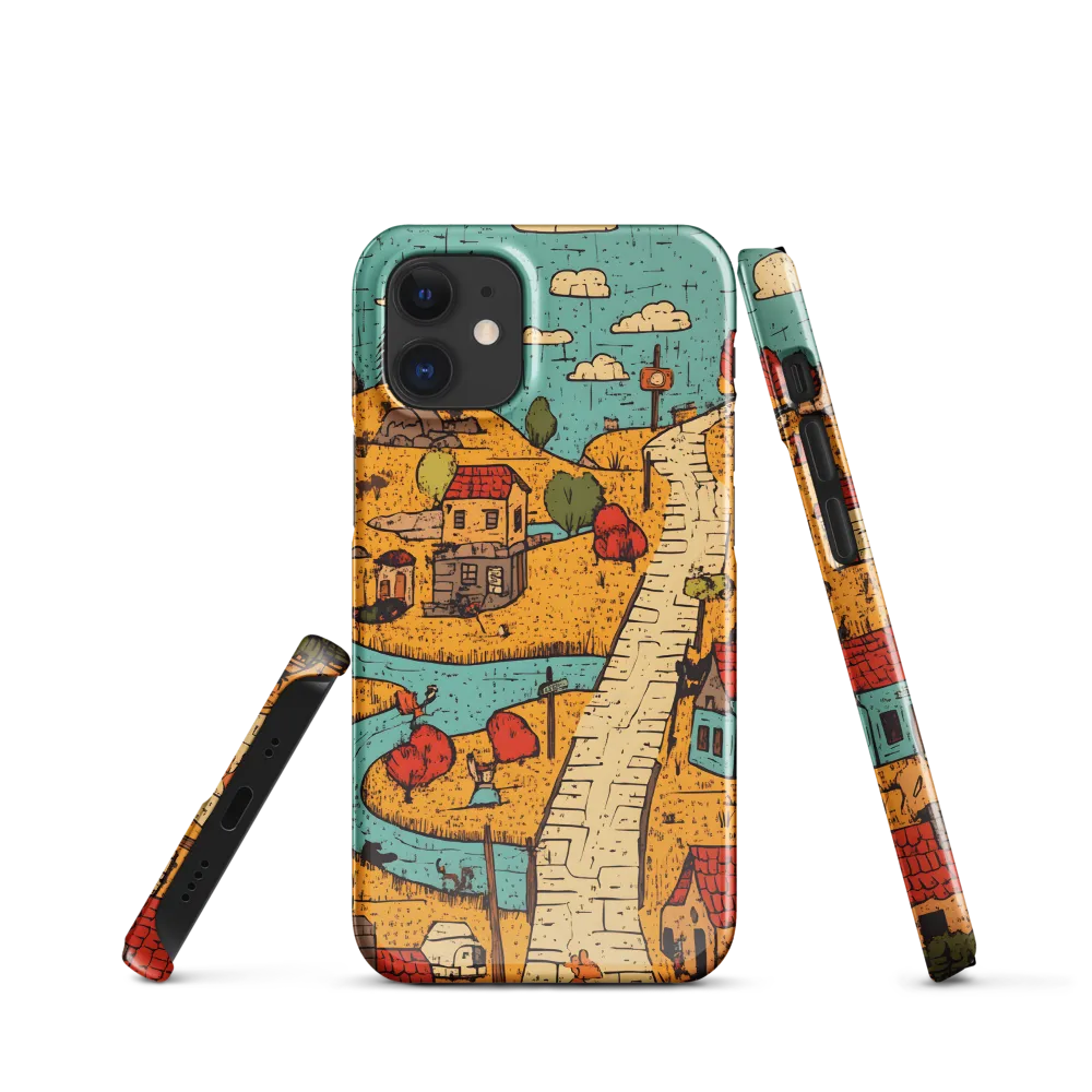 Whimsical Village Landscape
