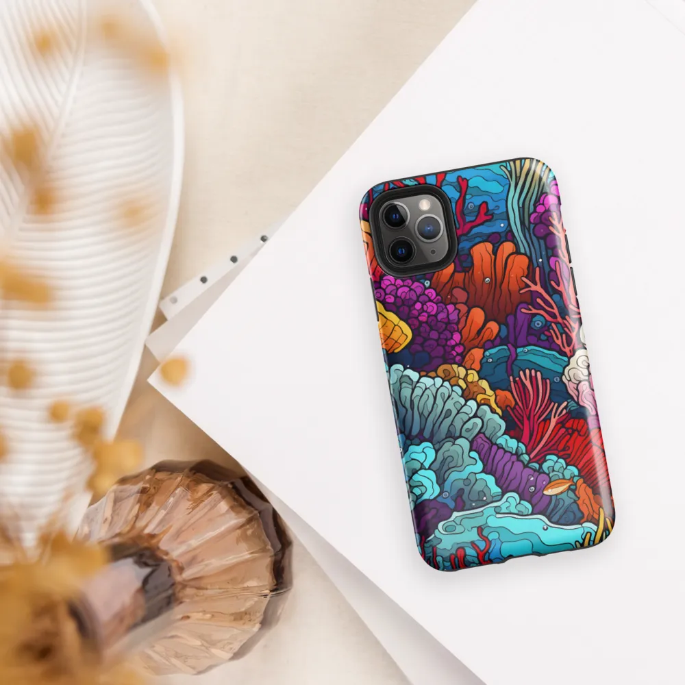 Vibrant Underwater Symphony | Phone Case |  11 Pro Max | Tough Case | Glossy