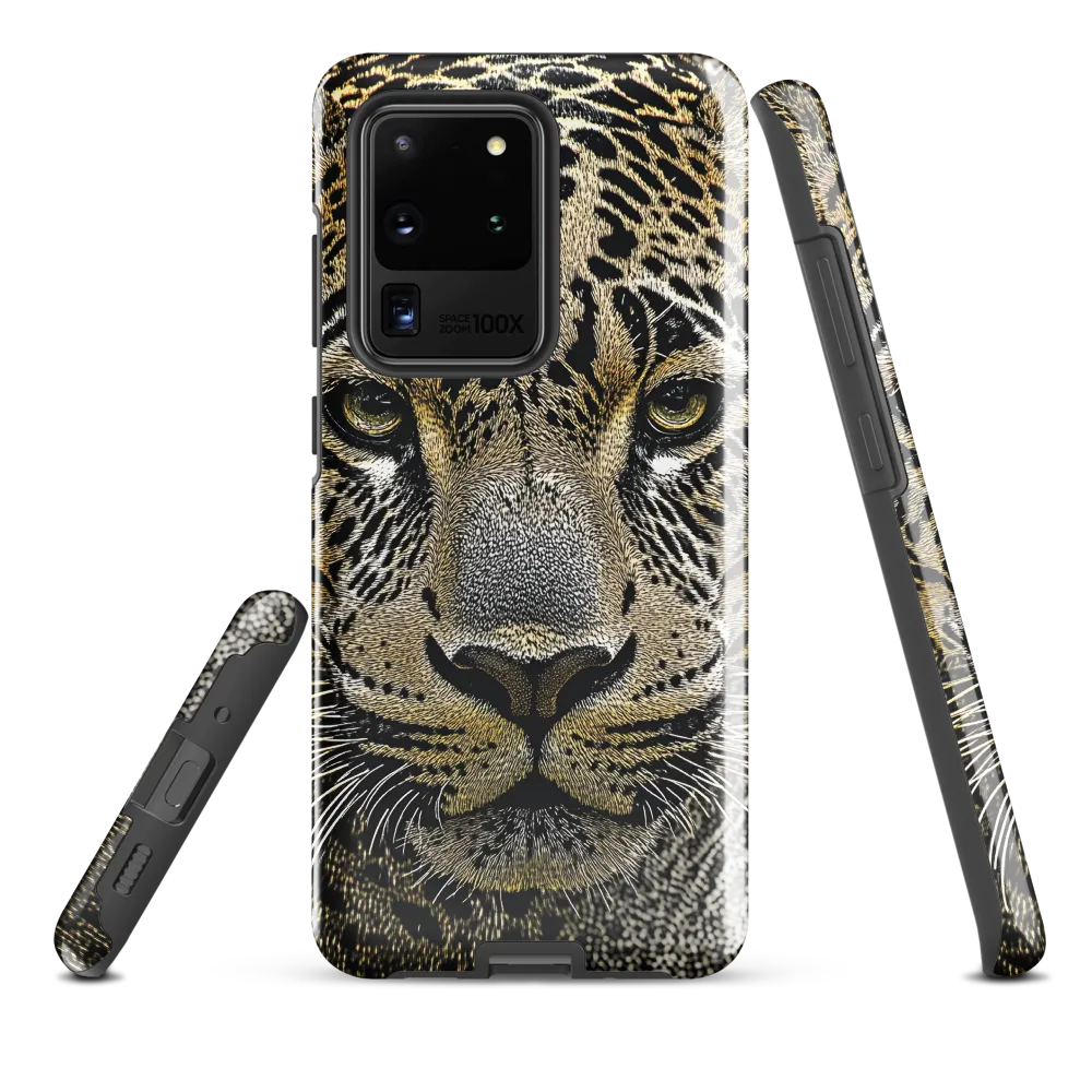 The Majestic Gaze: Portrait of a Leopard