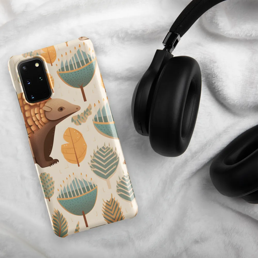 Pangolins in a Whimsical Habitat | Phone Case |  S20 Plus | Snap Case | Matte