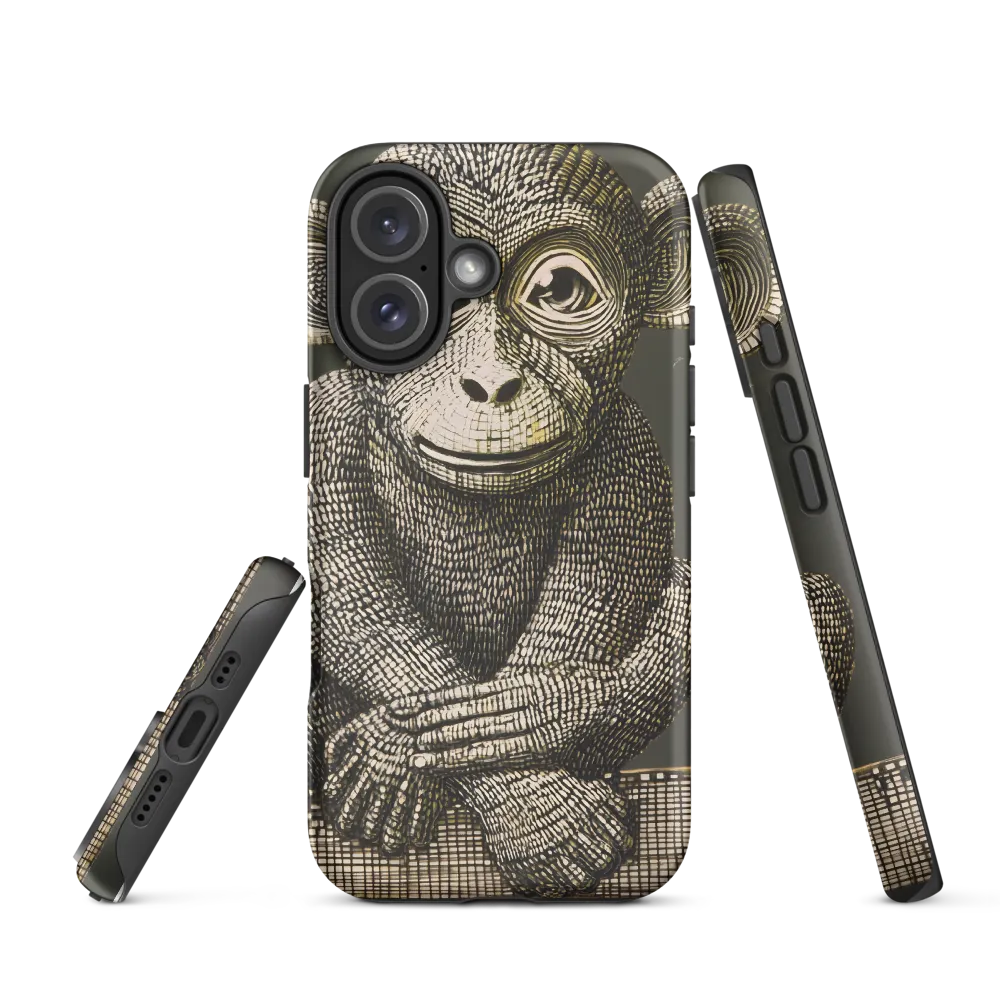 Intricate Primate Portrait | Phone Case