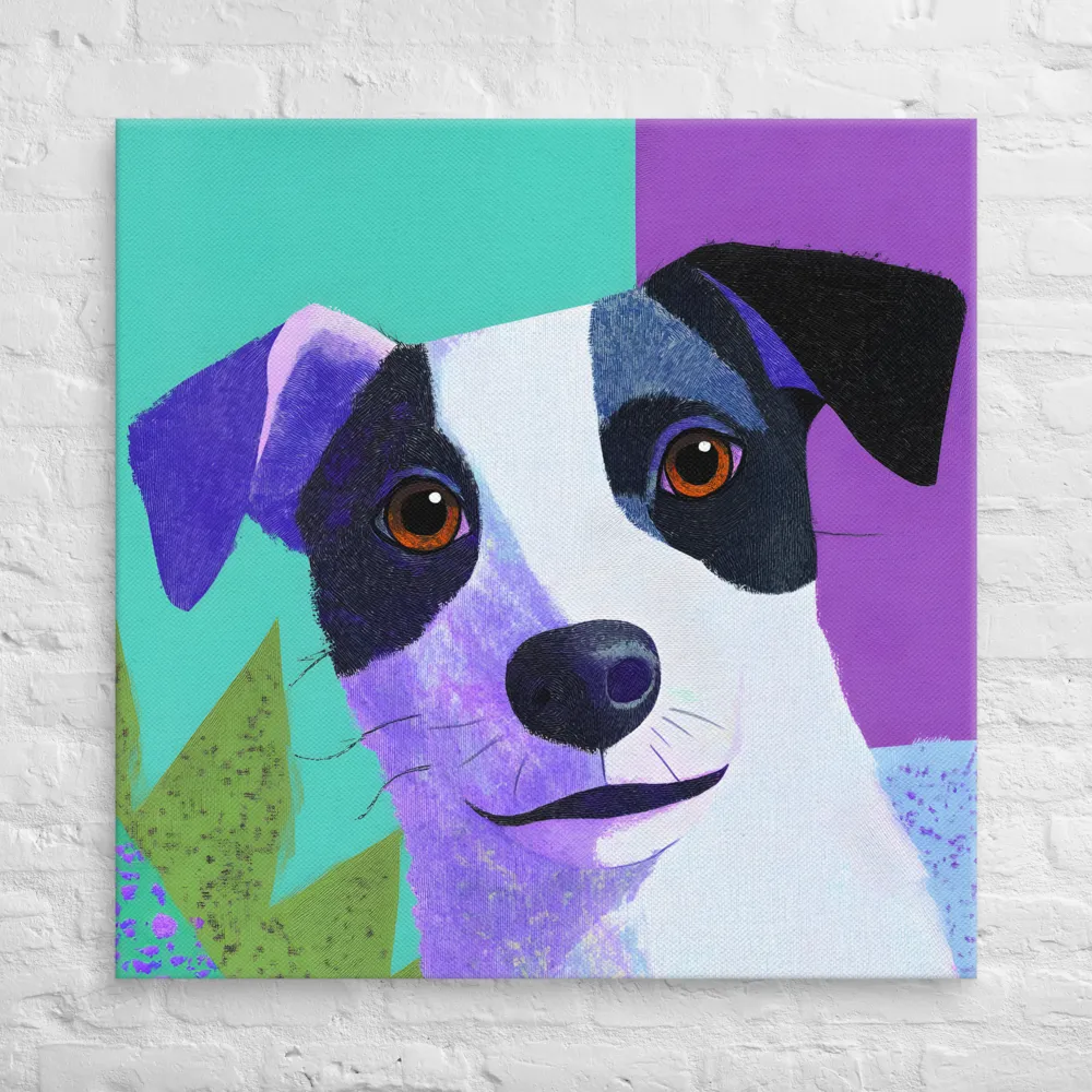 Joyful Canine | Canvas | 37″×37″