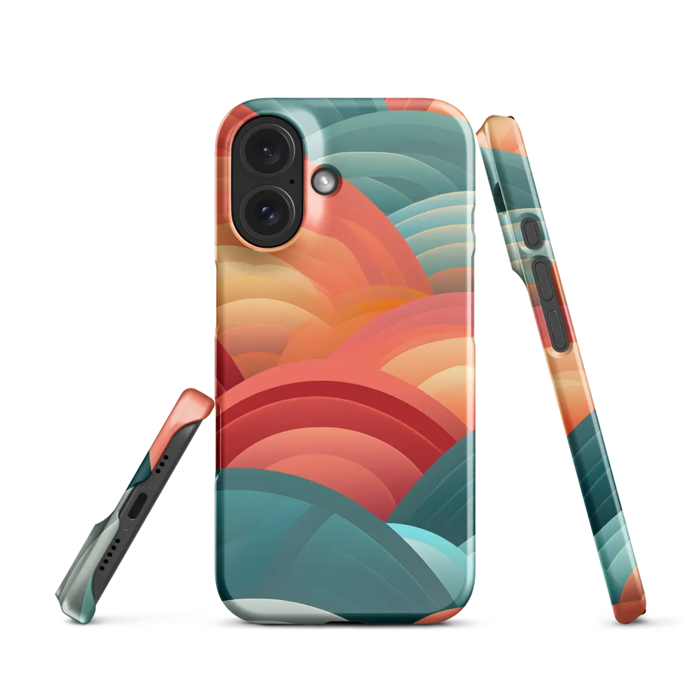 Rhythms of the Waves | Phone Case |  16 | Snap Case | Glossy