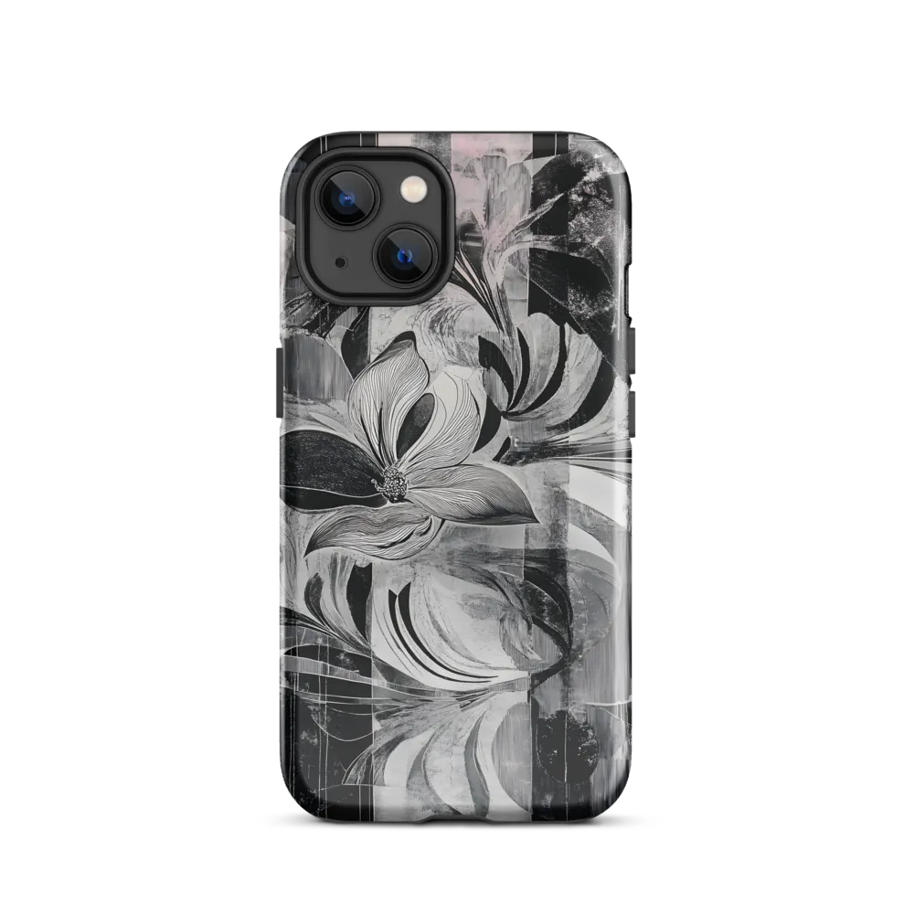 Floral Fusion in Monochrome