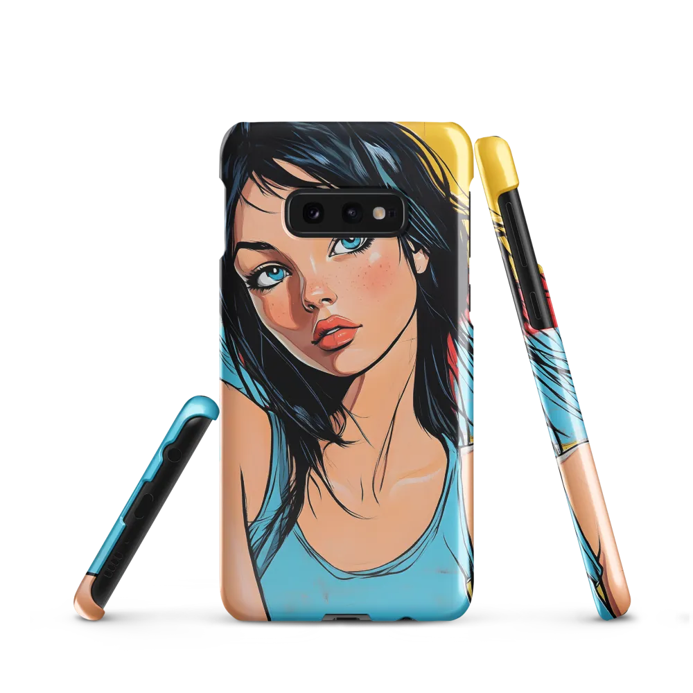 Vibrant Portrait of Modern Youth | Phone Case |  S10e | Snap Case | Glossy