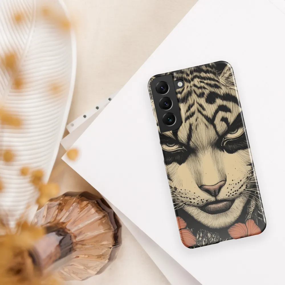 Feline Majesty: The Human-Leopard Connection | Phone Case |  S22 Plus | Snap Case | Glossy