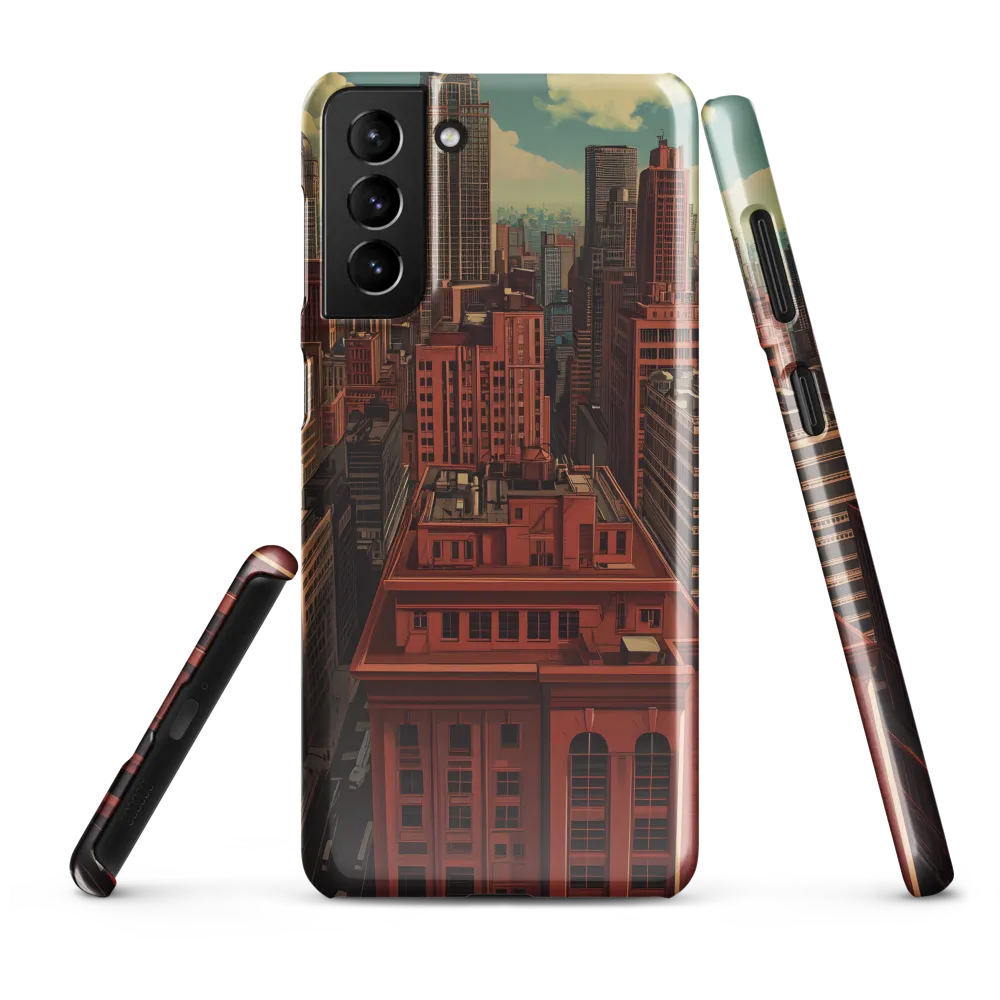 Urban Reverie: A Journey Through the City | Phone Case |  S21 Plus | Snap Case | Glossy