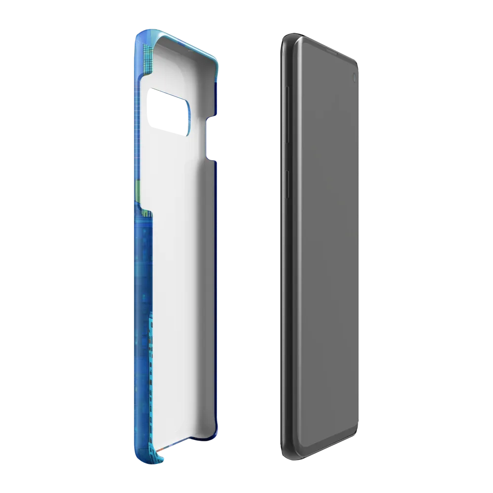 Urban Dreamscape: A Futuristic City | Phone Case |  S10 Plus | Snap Case | Glossy