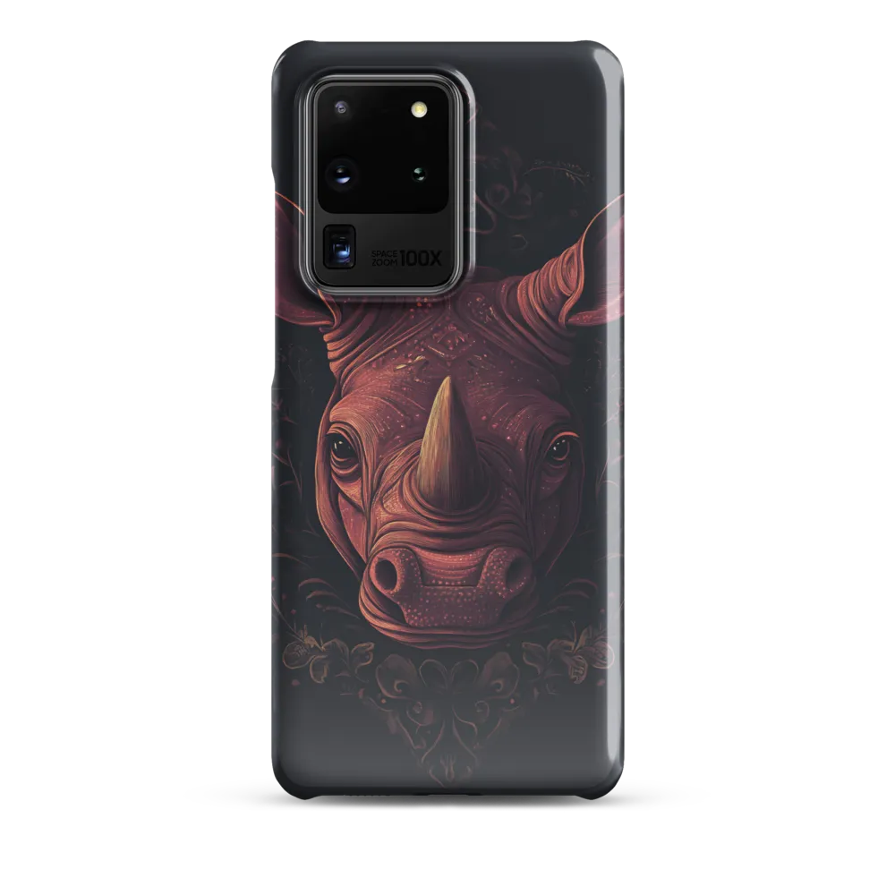 Regal Rhinoceros | Phone Case |  S20 Ultra | Snap Case | Glossy