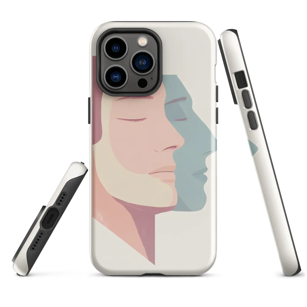 Dual Facets of Serenity | Phone Case |  14 Pro Max | Tough Case | Glossy