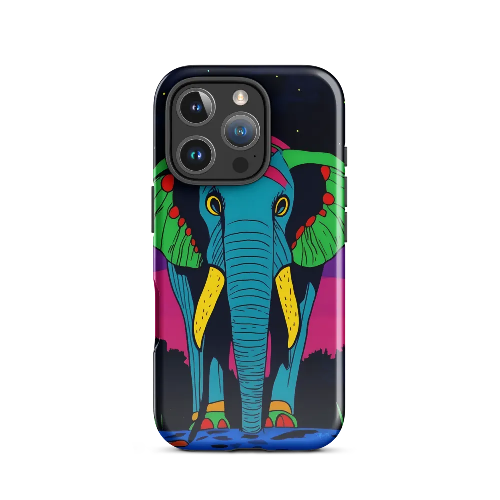 Whimsical Majesty: The Vibrant Elephant