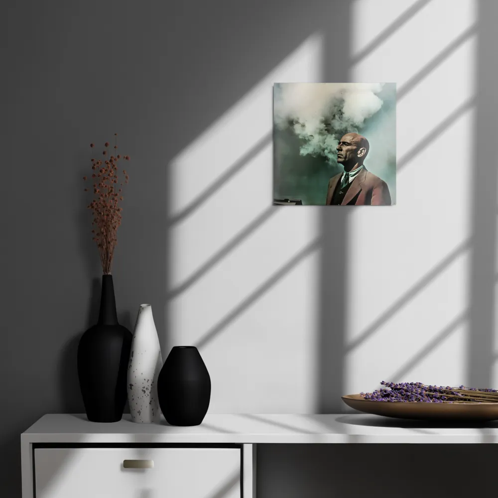 Clouded Thoughts | Metal Print | 12″×12″