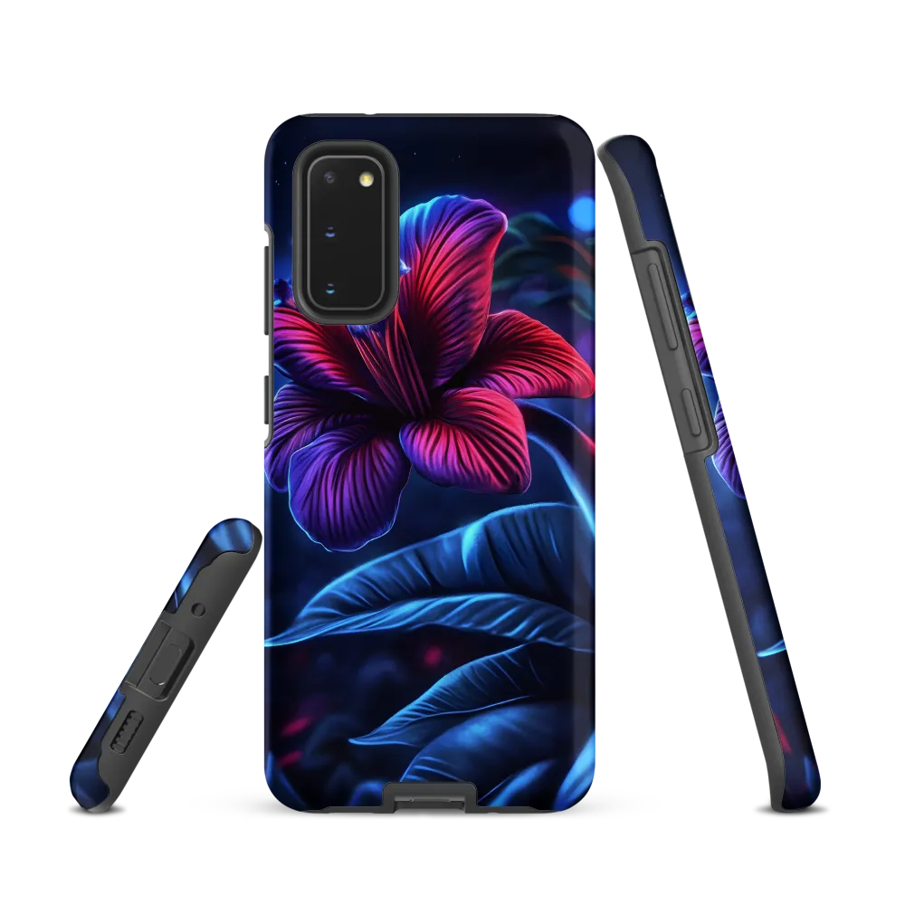 Illuminated Serenity: The Surreal Blossom