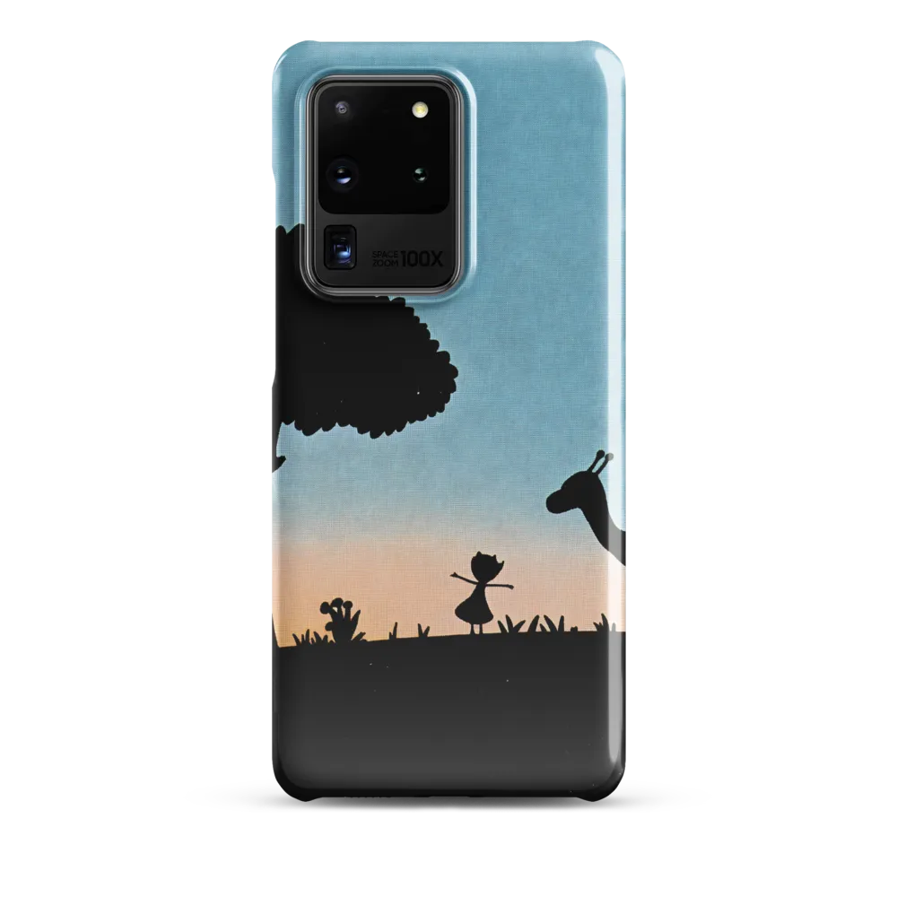 Curiosity in the Silhouette | Phone Case |  S20 Ultra | Snap Case | Glossy