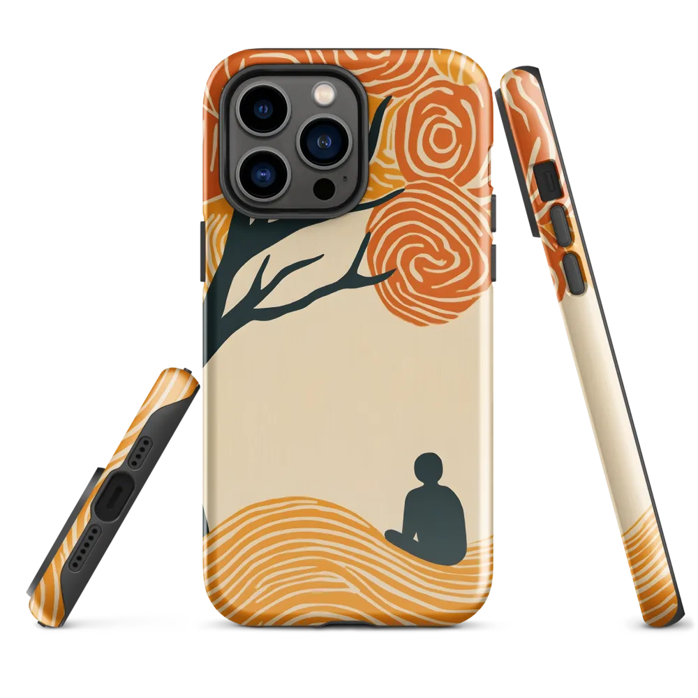 Silent Reflections under Swirling Leaves