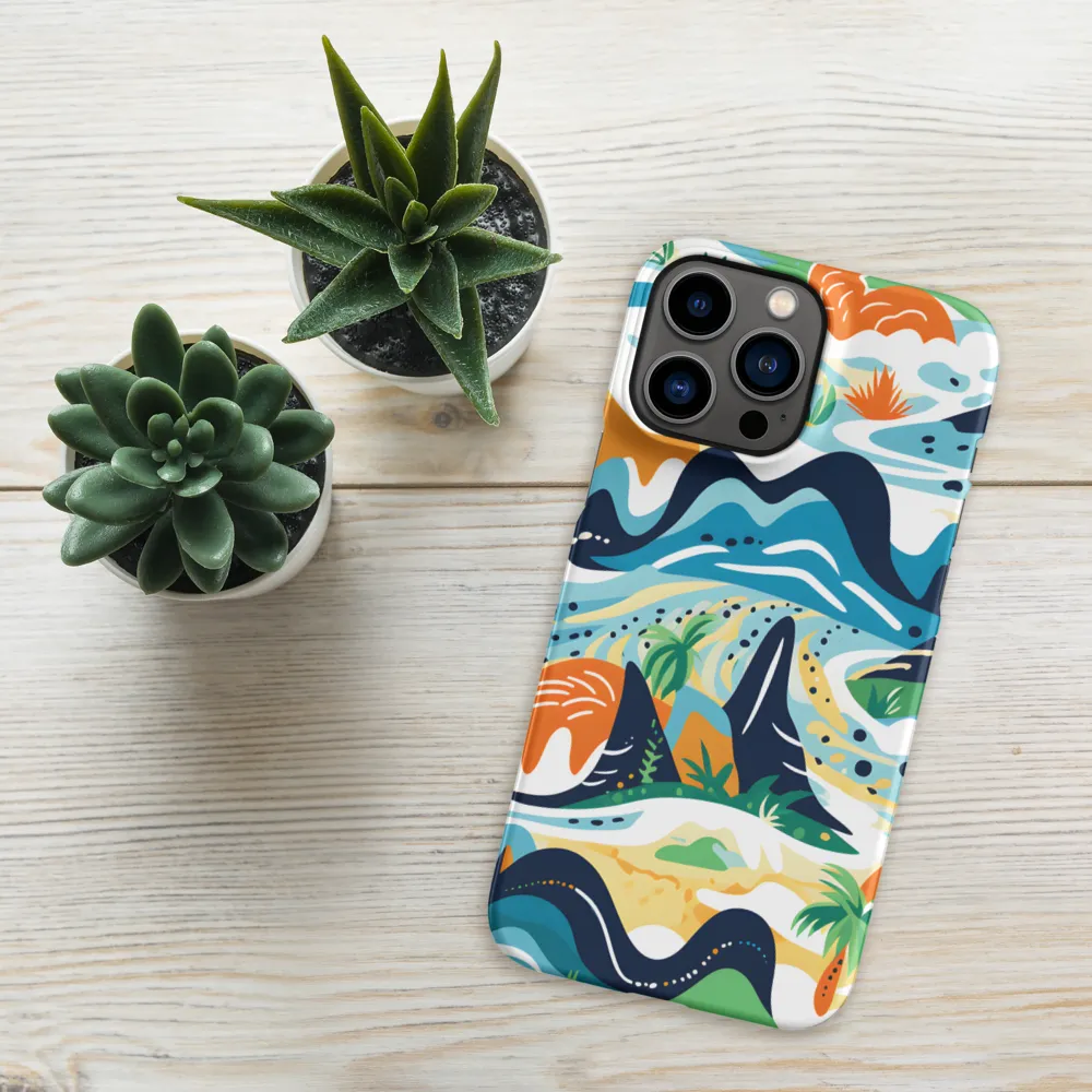 Abstract Tropical Landscape