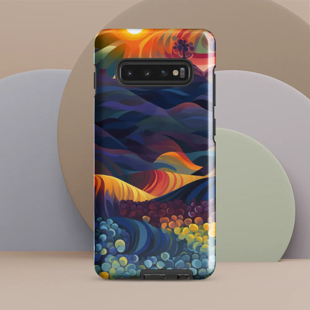 Energizing Twilight | Phone Case |  S10 Plus | Tough Case | Glossy