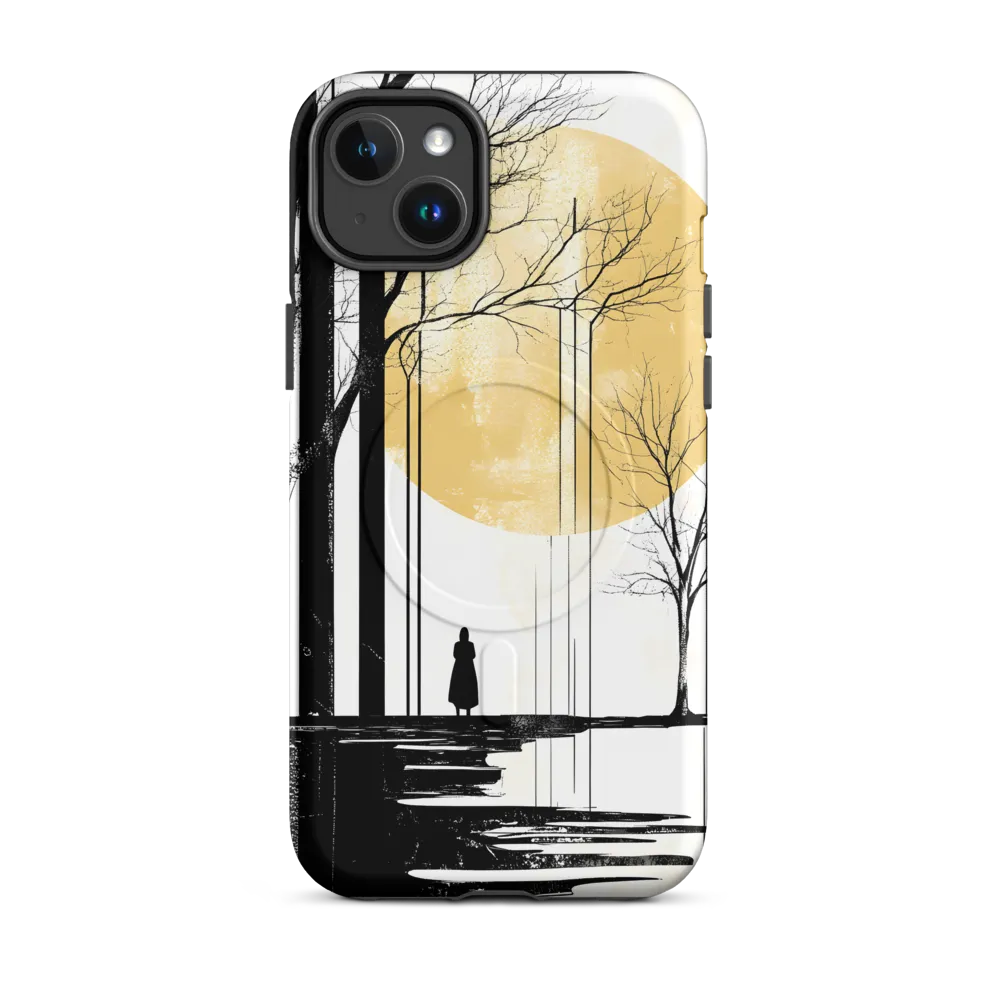 Solitude Under the Yellow Sun | Phone Case |  14 Plus | MagSafe® Tough Case | Matte