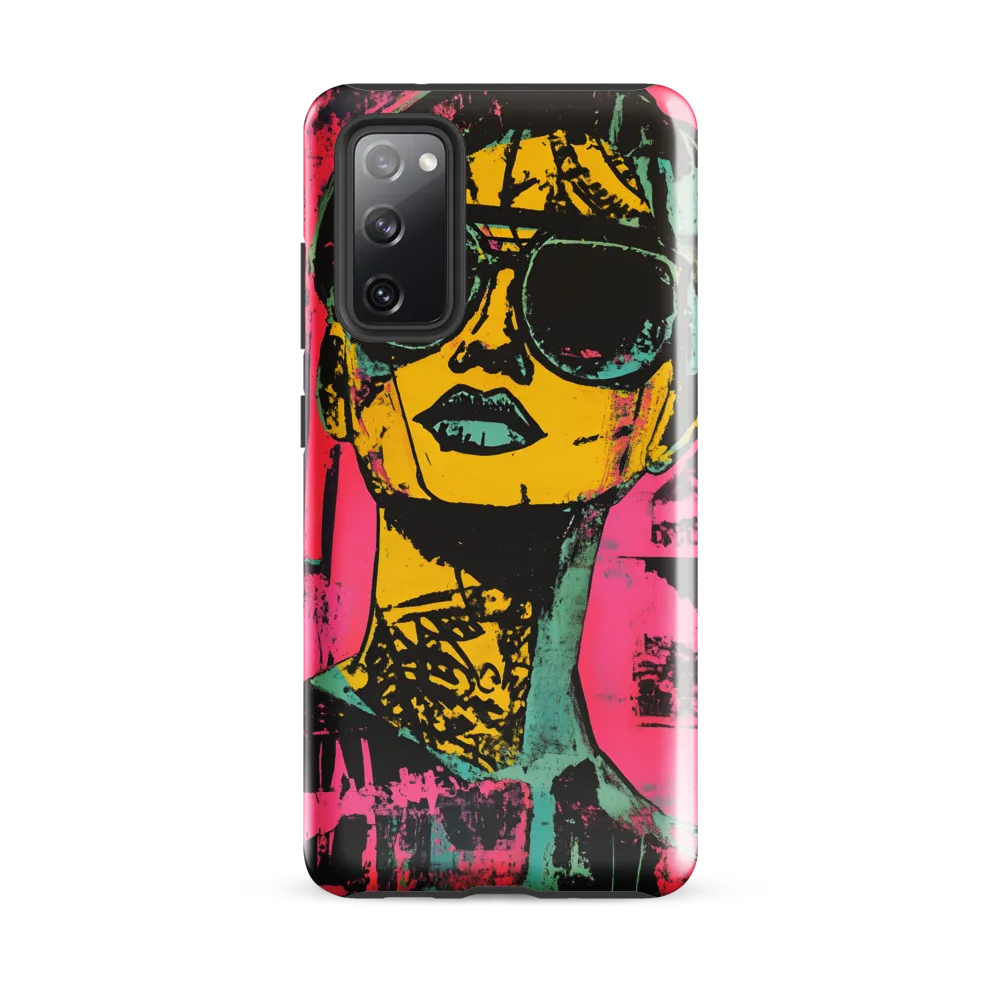 Confident Portrait in Neon Colors