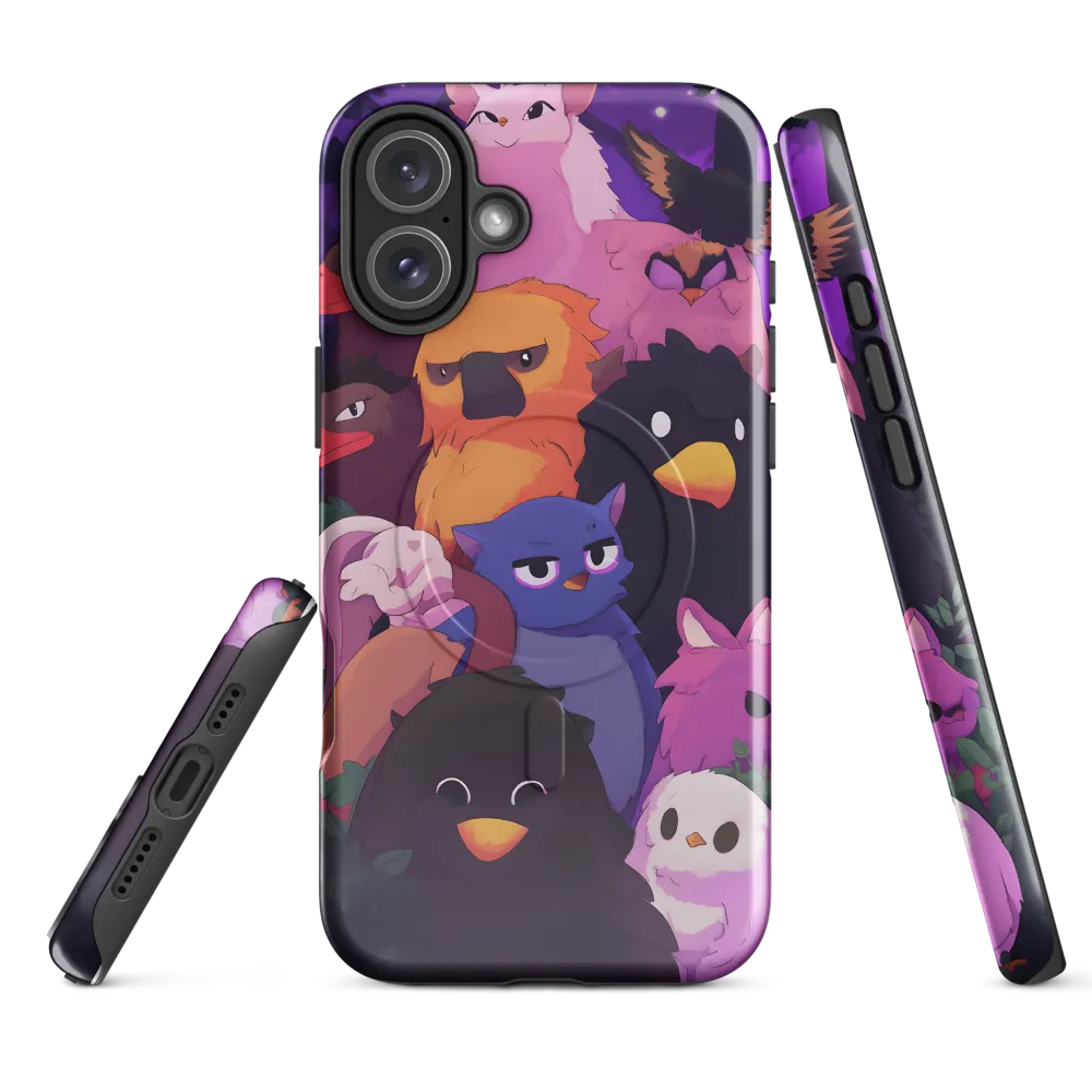 Whimsical Avian Gathering