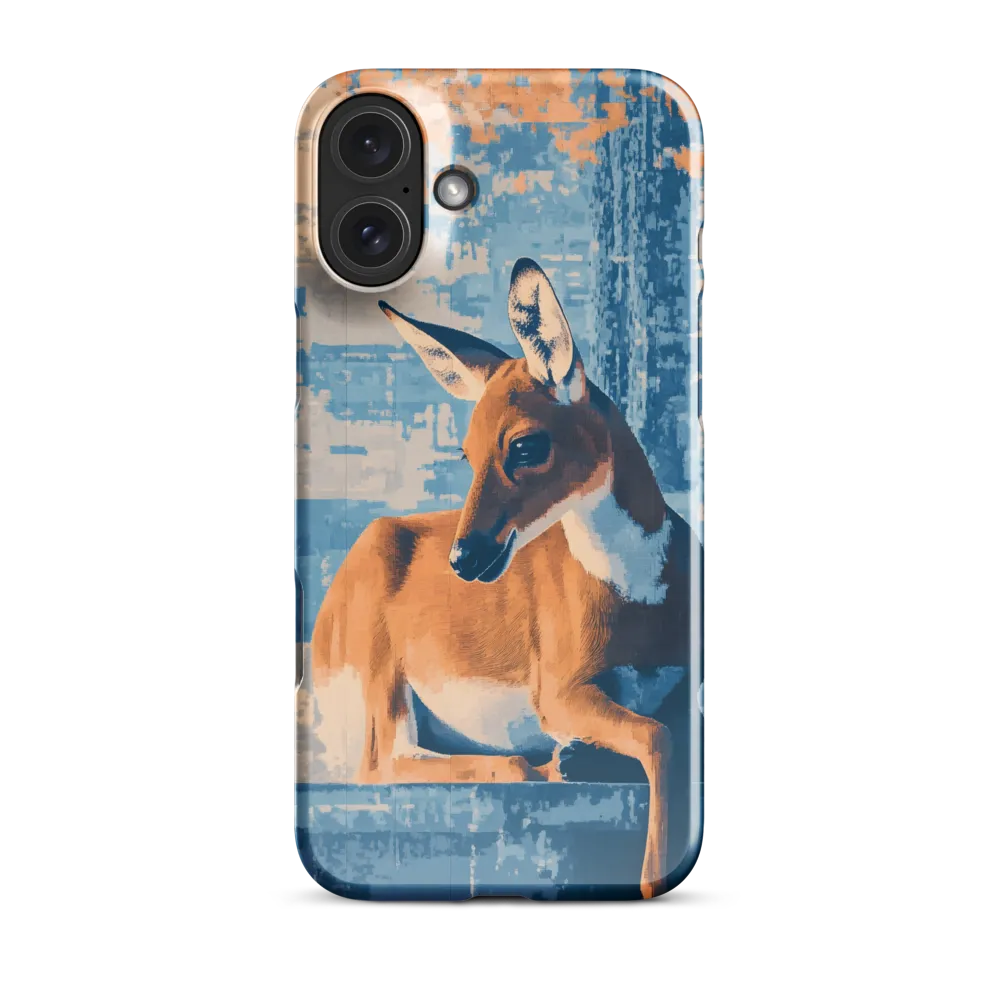 Serenity in Color: The Reclining Deer | Phone Case |  16 Plus | Snap Case | Glossy