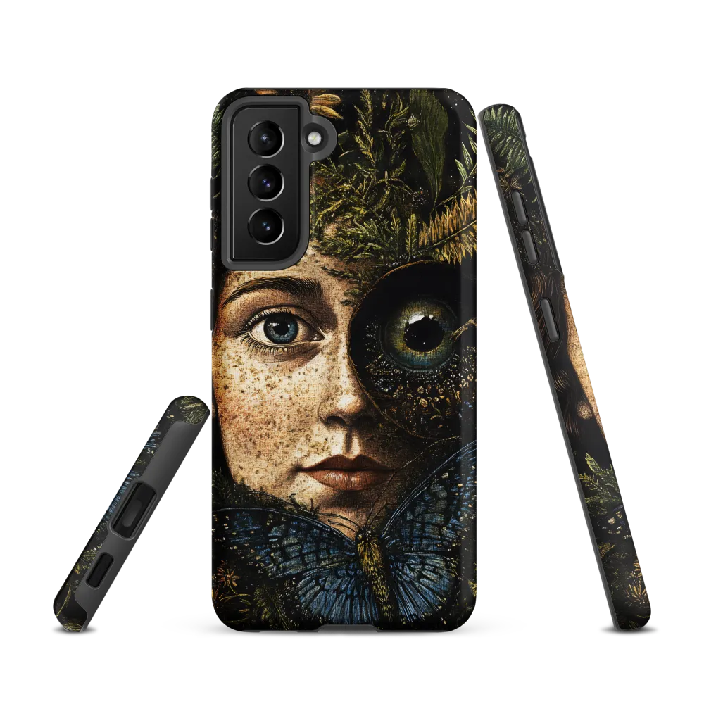 Nature's Embrace: A Surreal Portrait | Phone Case |  S21 | Tough Case | Matte