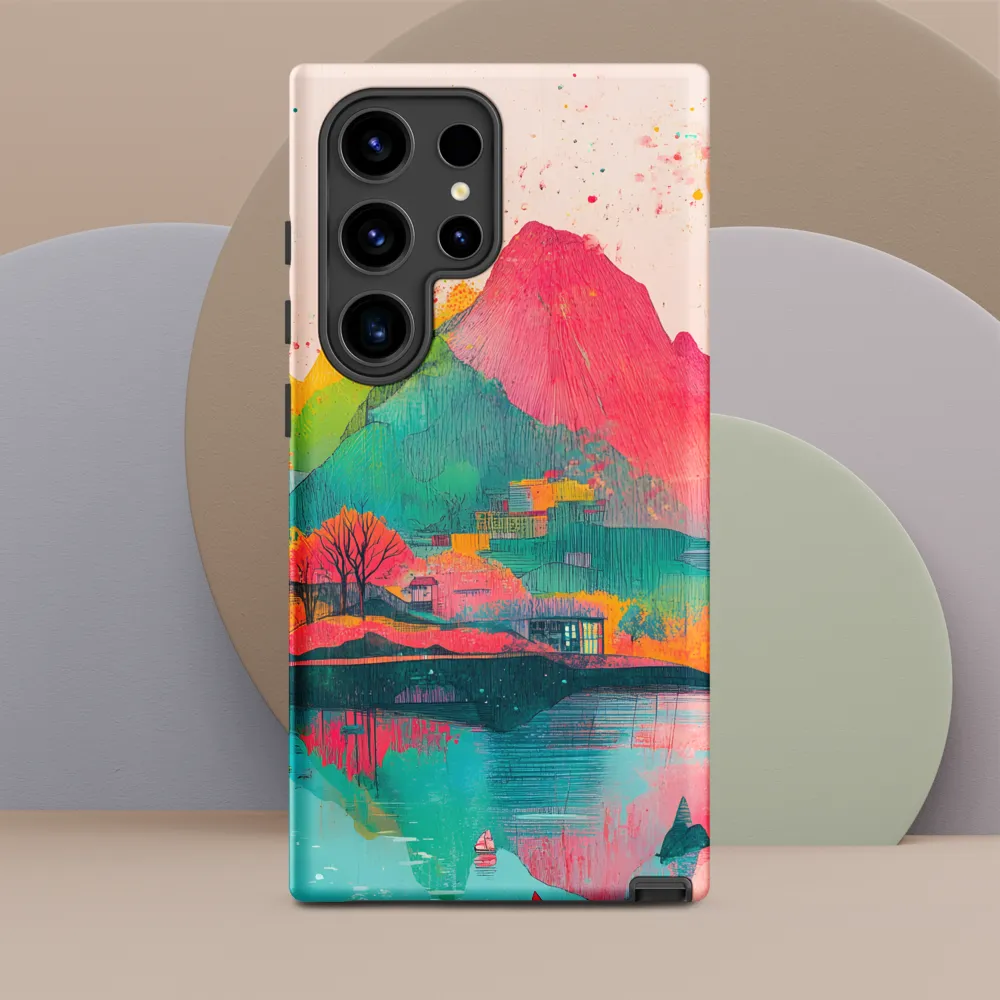 Vibrant Serenity: A Surreal Landscape