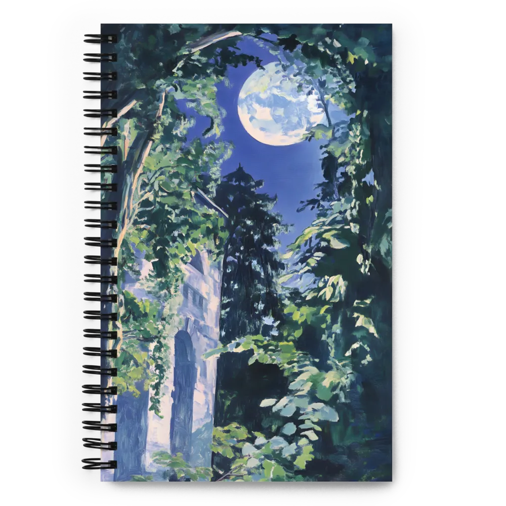 Moonlit Serenity | Spiral Notebook