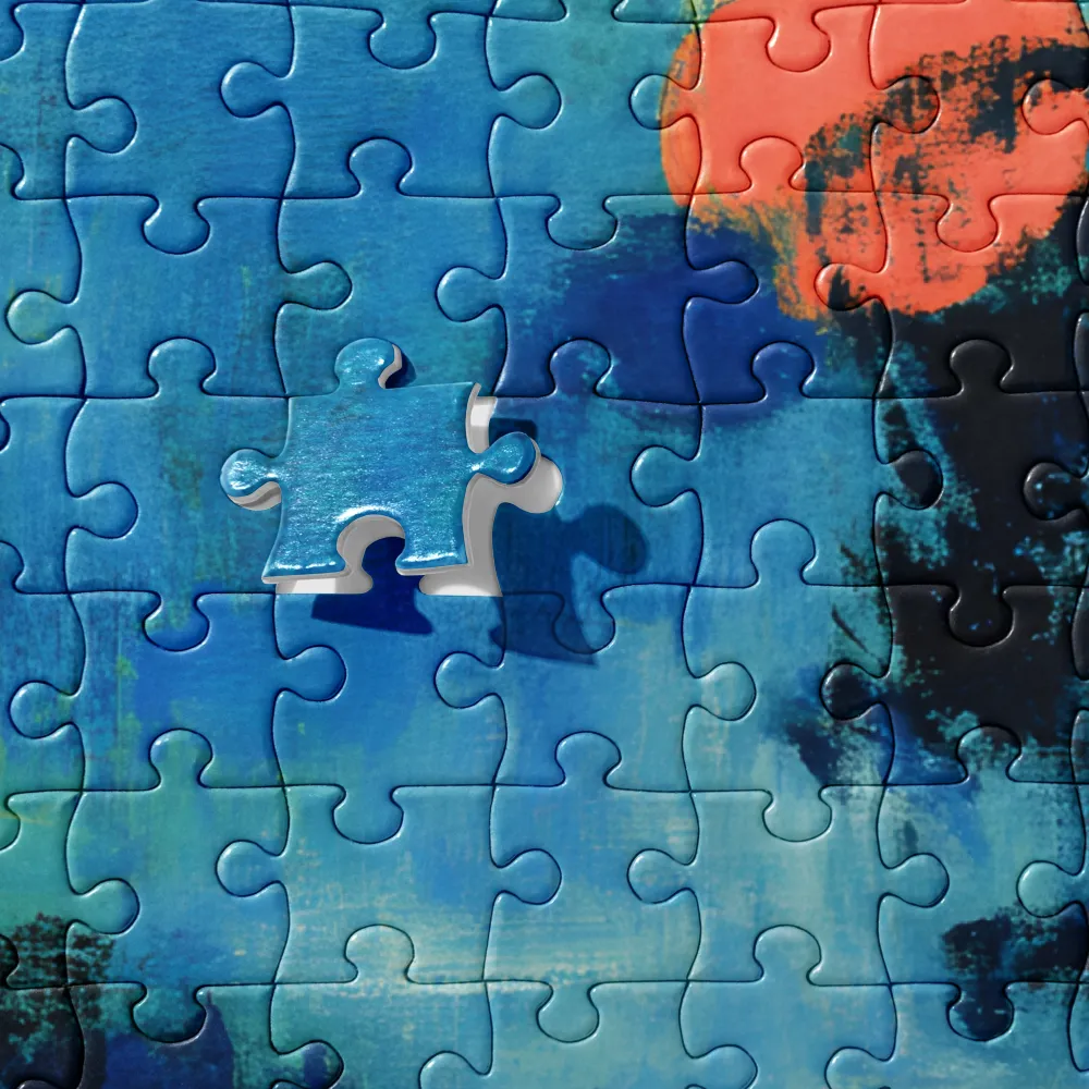 Solitude in Blue | Jigsaw Puzzle | 252 pieces