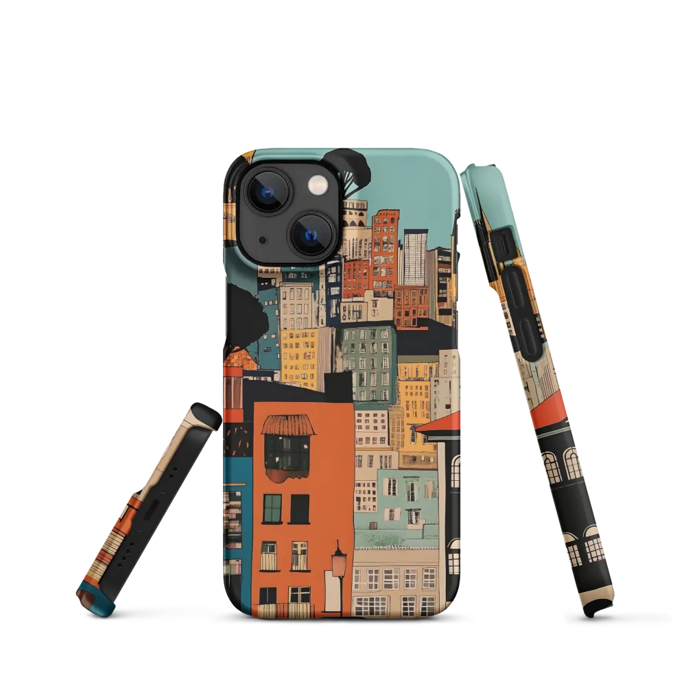 Urban Fusion: A Colorful Cityscape