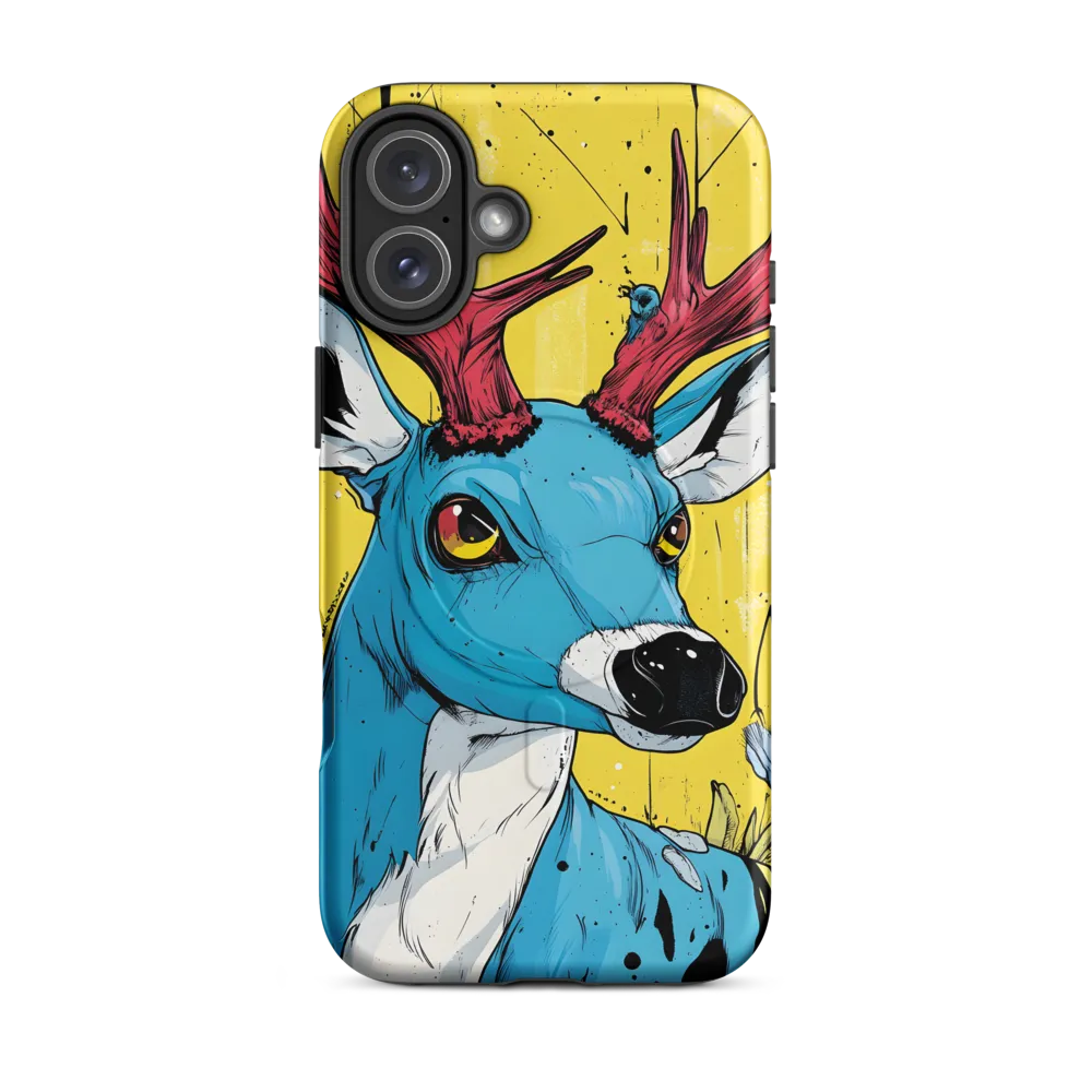 Vivid Antlers: A Modern Take on Nature