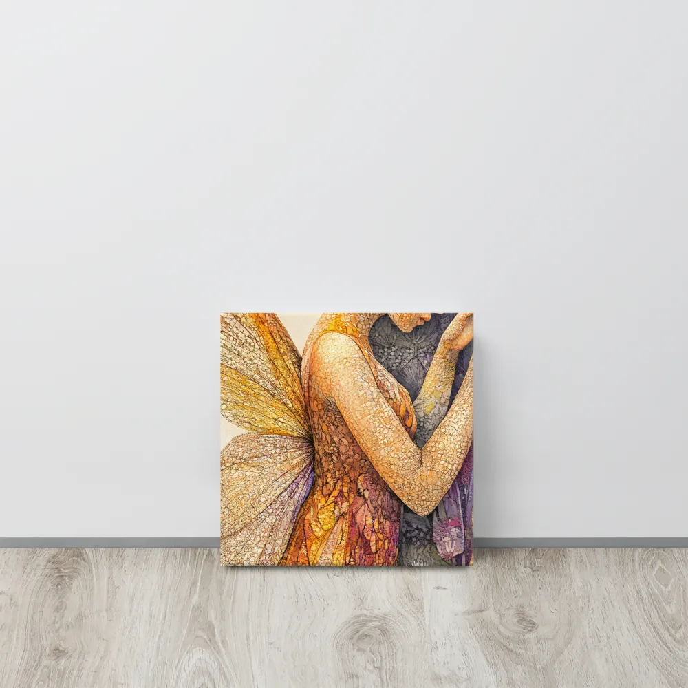 Whispers of the Frosted Meadow | Canvas | 12″×12″