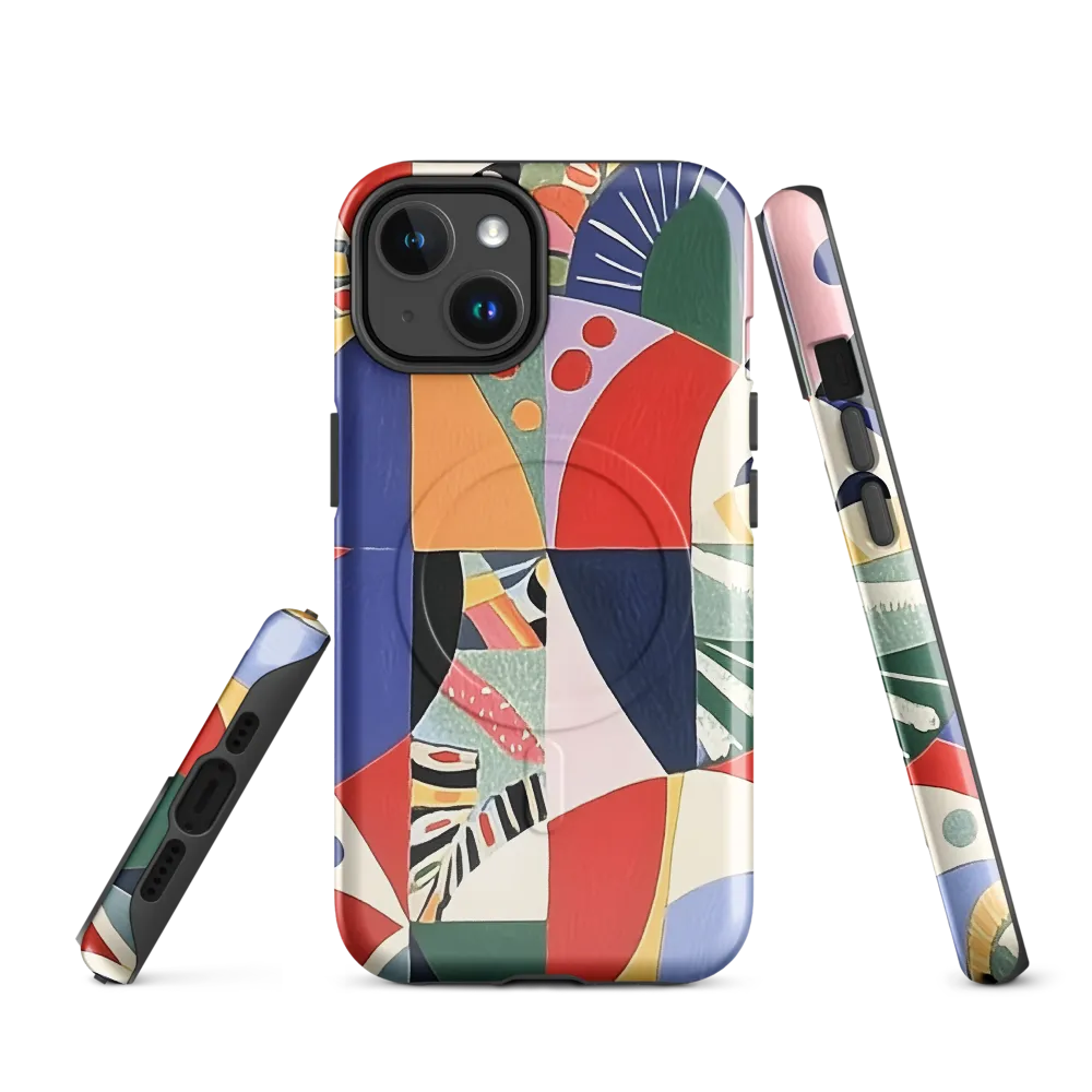 Dynamic Mosaic Symmetry | Phone Case |  14 | MagSafe® Tough Case | Glossy
