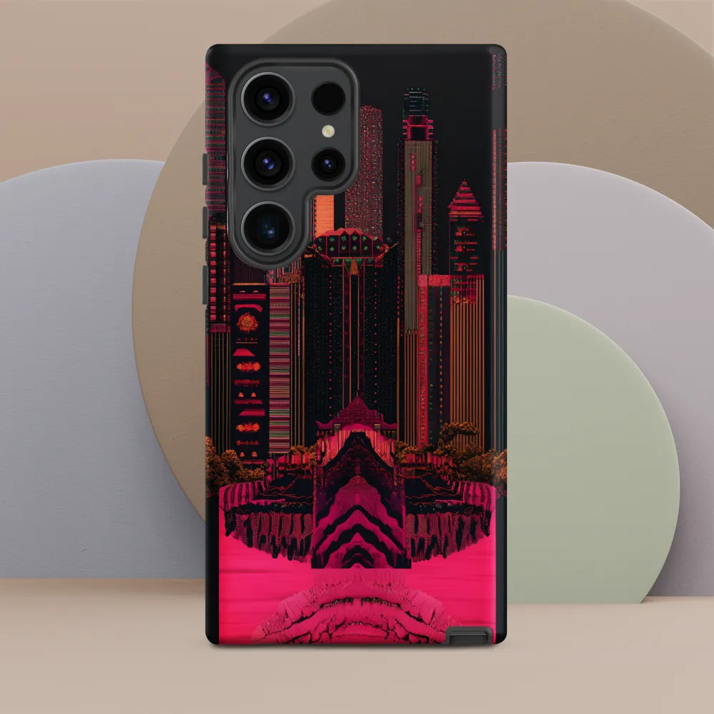Urban Fusion: A Vibrant Dreamscape | Phone Case |  S23 Ultra | Tough Case | Matte