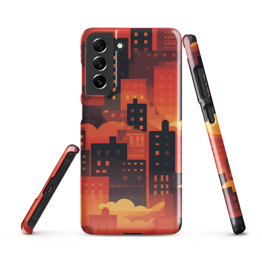 Radiance of the Urban Horizon | Phone Case |  S21 FE | Snap Case | Glossy